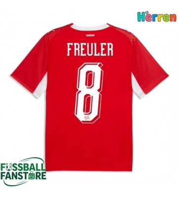 Schweiz Remo Freuler #8 Replik Heimtrikot WM 2026 Kurzarm
